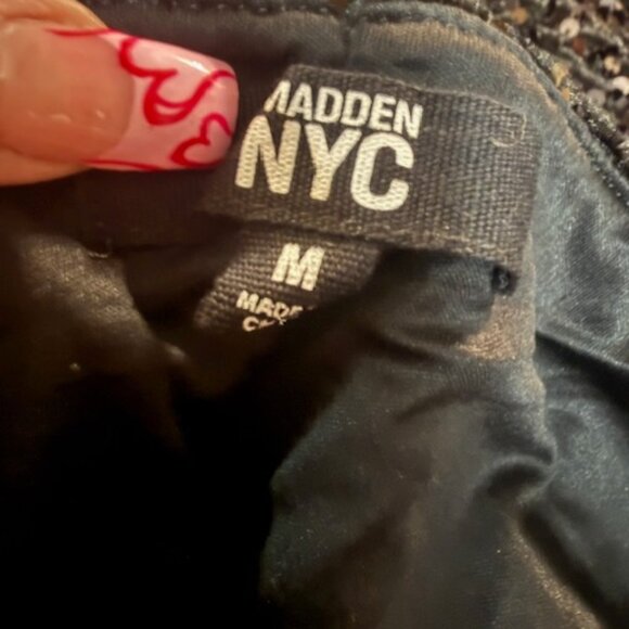 NWT Madden NYC Black Sequin Pencil Skirt | Size M - Picture 9 of 11